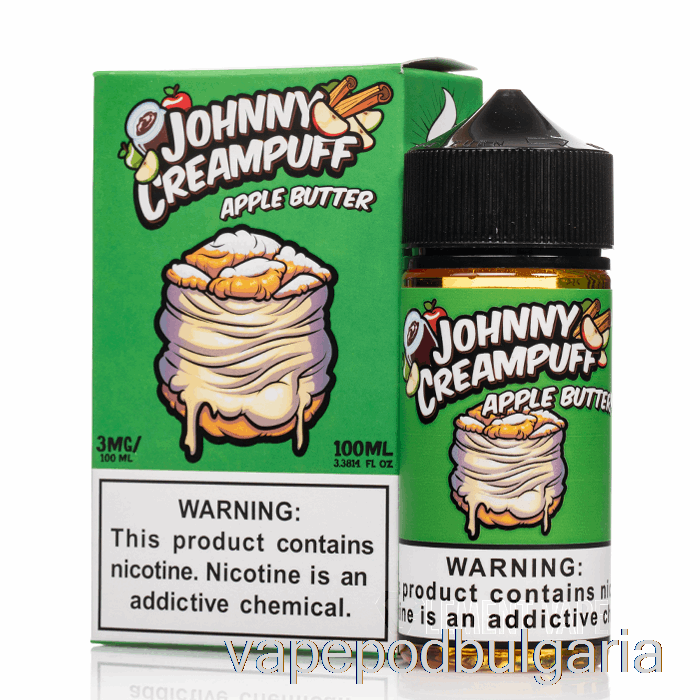 Vape Bulgaria Apple Butter - Johnny Creampuff - 100ml 3mg